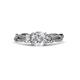 3 - Alika Signature Diamond Three Stone Engagement Ring 