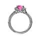 5 - Anora Signature Pink Sapphire and Diamond Engagement Ring 