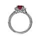 5 - Anora Signature Ruby and Diamond Engagement Ring 