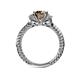 5 - Anora Signature Smoky Quartz and Diamond Engagement Ring 