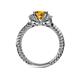 5 - Anora Signature Citrine and Diamond Engagement Ring 
