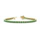1 - Izarra 2.90 mm Emerald Eternity Tennis Bracelet 