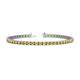 1 - Cliona 2.70 mm Yellow Sapphire Eternity Tennis Bracelet 