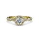 3 - Allene Signature Diamond Halo Engagement Ring 