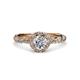 3 - Allene Signature Diamond Halo Engagement Ring 