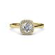 3 - Alaina Signature Diamond Halo Engagement Ring 