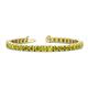 1 - Leslie 4.00 mm Yellow Diamond Eternity Tennis Bracelet 