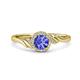 3 - Oriana Signature Tanzanite and Diamond Engagement Ring 