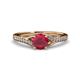 3 - Grianne Signature Ruby and Diamond Engagement Ring 