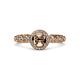 3 - Riona Signature Semi Mount Halo Engagement Ring 