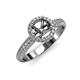 3 - Ivanka Signature Semi Mount Halo Engagement Ring 