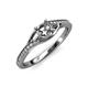 3 - Grianne Signature Semi Mount Bypass Engagement Ring 