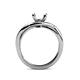 5 - Aimee Signature Semi Mount Bypass Halo Engagement Ring 