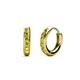 1 - Cianna 1.80mm (0.30 ctw) Petite Yellow Diamond Hoop Earrings 