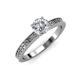 4 - Janina Classic Diamond Solitaire Engagement Ring 