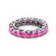 3 - Lucida 4.20 mm Pink Sapphire Eternity Band 