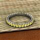 3 - Evelyn 2.00 mm Yellow Sapphire Eternity Band 
