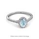 2 - Marnie Desire Oval Cut Aquamarine and Diamond Halo Engagement Ring 
