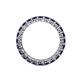 5 - Evelyn 3.00 mm Blue Sapphire Eternity Band 