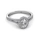 2 - Raisa Desire Oval Cut Diamond Halo Engagement Ring 