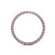 5 - Evelyn 2.00 mm Pink Sapphire Eternity Band 
