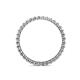 5 - Evelyn 2.00 mm White Sapphire Eternity Band 