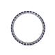 5 - Evelyn 2.00 mm Blue Sapphire Eternity Band 