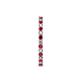 5 - Evelyn 2.00 mm Ruby and Diamond Eternity Band 