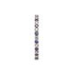 5 - Evelyn 2.00 mm Iolite and Diamond Eternity Band 