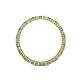 4 - Evelyn 2.00 mm Emerald and Diamond Eternity Band 