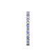 5 - Evelyn 2.00 mm Tanzanite and Diamond Eternity Band 
