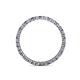 4 - Evelyn 2.00 mm Iolite and Diamond Eternity Band 