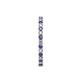 5 - Evelyn 2.00 mm Iolite and Diamond Eternity Band 