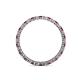 4 - Evelyn 2.00 mm Ruby and Diamond Eternity Band 