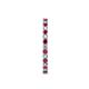 5 - Evelyn 2.00 mm Ruby and Diamond Eternity Band 