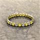 2 - Arria 2.40 mm Yellow Sapphire and Diamond Eternity Band 