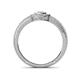 4 - Annabel Desire Oval Cut Diamond Halo Engagement Ring 