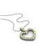 1 - Zylah Yellow Sapphire and Diamond Heart Pendant 