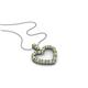 1 - Zylah Green Garnet and Diamond Heart Pendant 