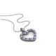 1 - Zylah Iolite and Diamond Heart Pendant 