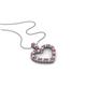 1 - Zylah Rhodolite Garnet and Diamond Heart Pendant 