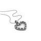 1 - Zylah Black and White Diamond Heart Pendant 