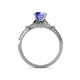 5 - Katelle Desire Tanzanite and Diamond Engagement Ring 