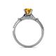 5 - Katelle Desire Citrine and Diamond Engagement Ring 
