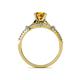 5 - Katelle Desire Citrine and Diamond Engagement Ring 