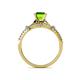 5 - Katelle Desire Peridot and Diamond Engagement Ring 