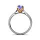 5 - Aziel Desire Tanzanite and Diamond Solitaire Plus Engagement Ring 