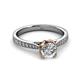 3 - Aziel Desire Two Tone Engagement Ring 
