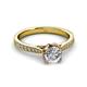 3 - Aziel Desire Two Tone Engagement Ring 