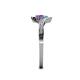 6 - Eleni Amethyst and Blue Topaz with Side Diamonds Bypass Ring 